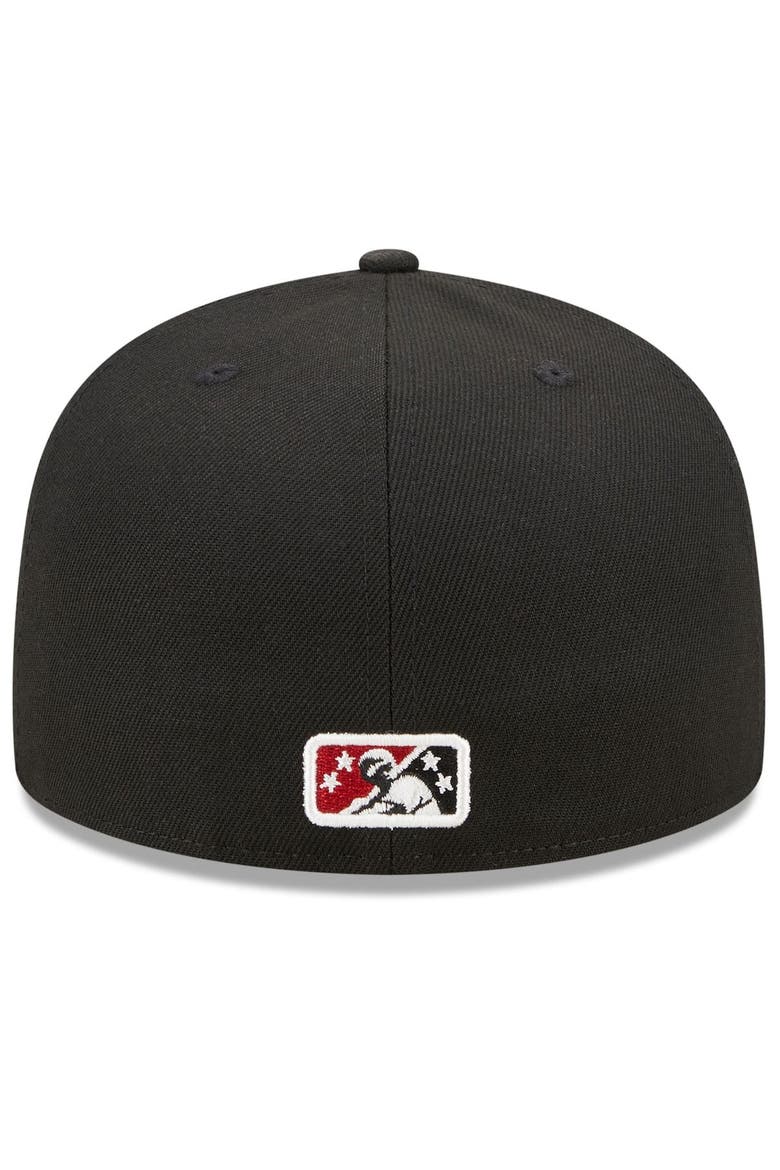 Men's New Era Black Lehigh Valley IronPigs Marvel x Minor League 59FIFTY Fitted Hat, Alternate, color, Black