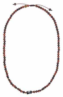 Caputo & Co. Evil Eye Beaded Necklace