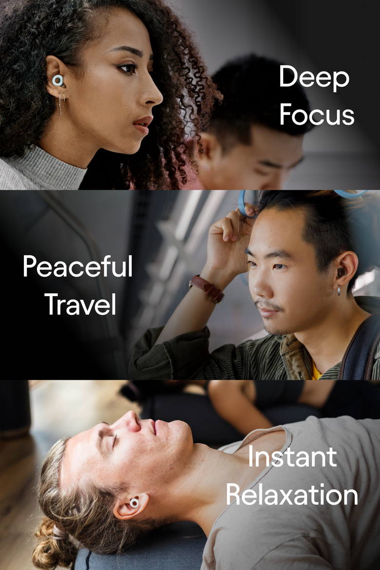 Quiet 2 Earplugs for Sleep, Focus, Travel & Commutes, Alternate, color, Black