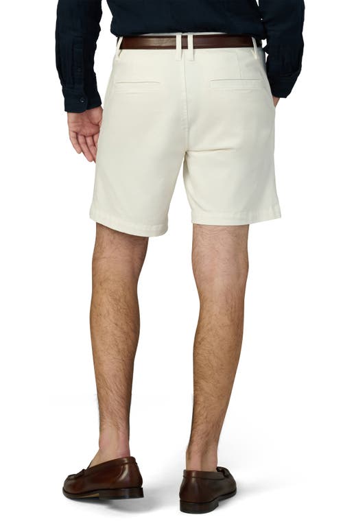 Joe's Palmer Stretch Twill Shorts In Chalk
