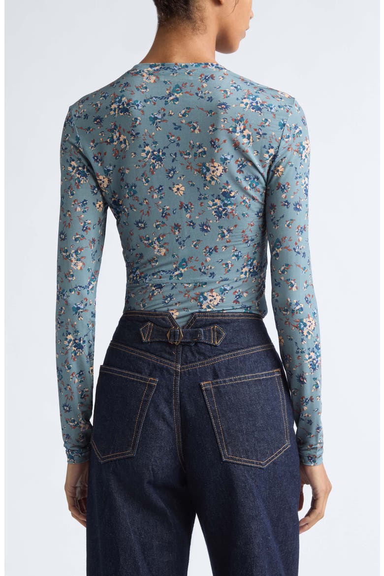Neri Jersey Top, Alternate, color, CELESTE FLORAL