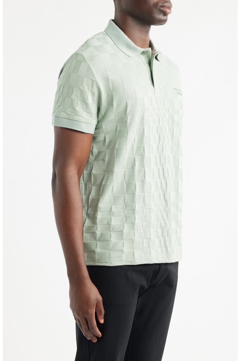 Porsche Spirit 70 Logo Jacquard Polo, Alternate, color, OPEN GREEN