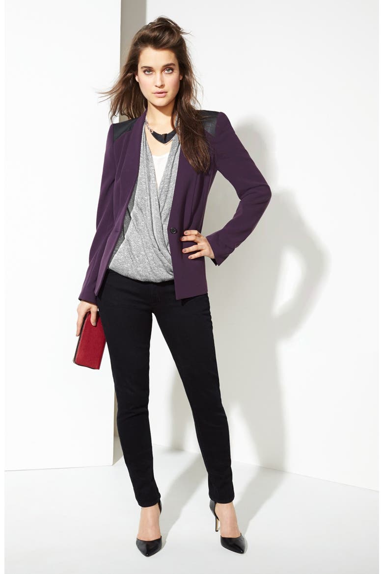 'Colette' Skinny Stretch Jeans, Alternate, color, BLACK INDIGO