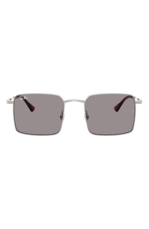 Idan Bio-Based 50mm Square Sunglasses