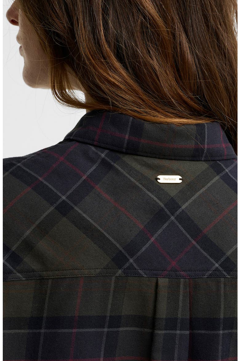 Elishaw Relaxed Fit Check Button-Up Shirt, Alternate, color, SHADOW CLASSIC TARTAN