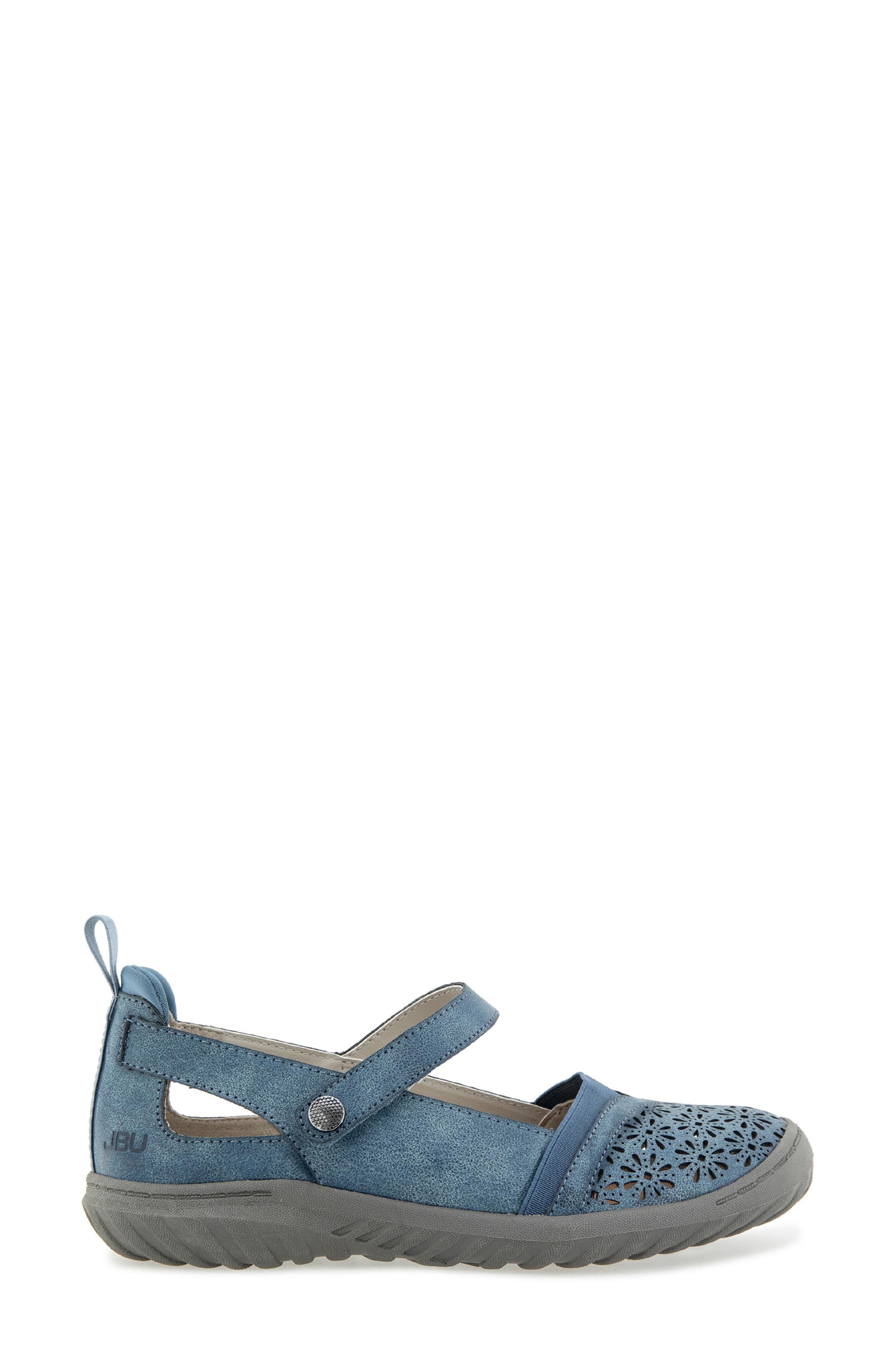 Rya Slip-On Flat, Alternate, color, DENIM