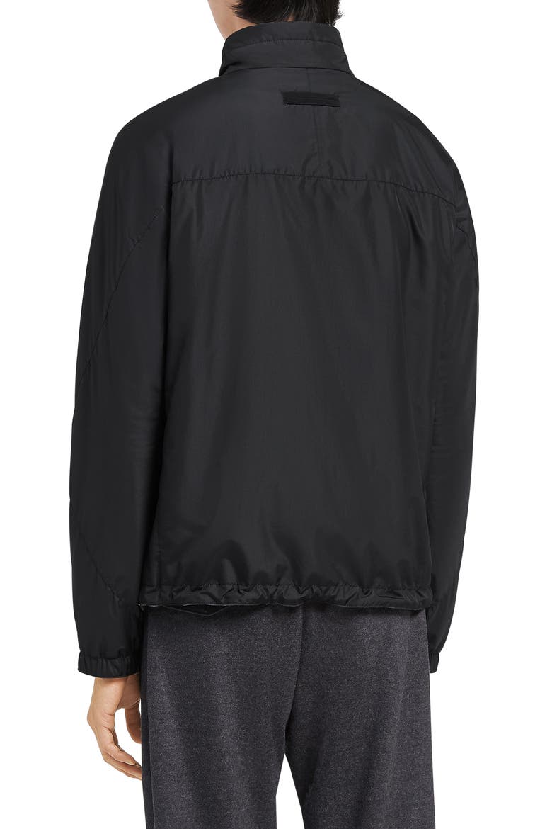 Zephyr Reversible Blouson Jacket, Alternate, color, BLACK