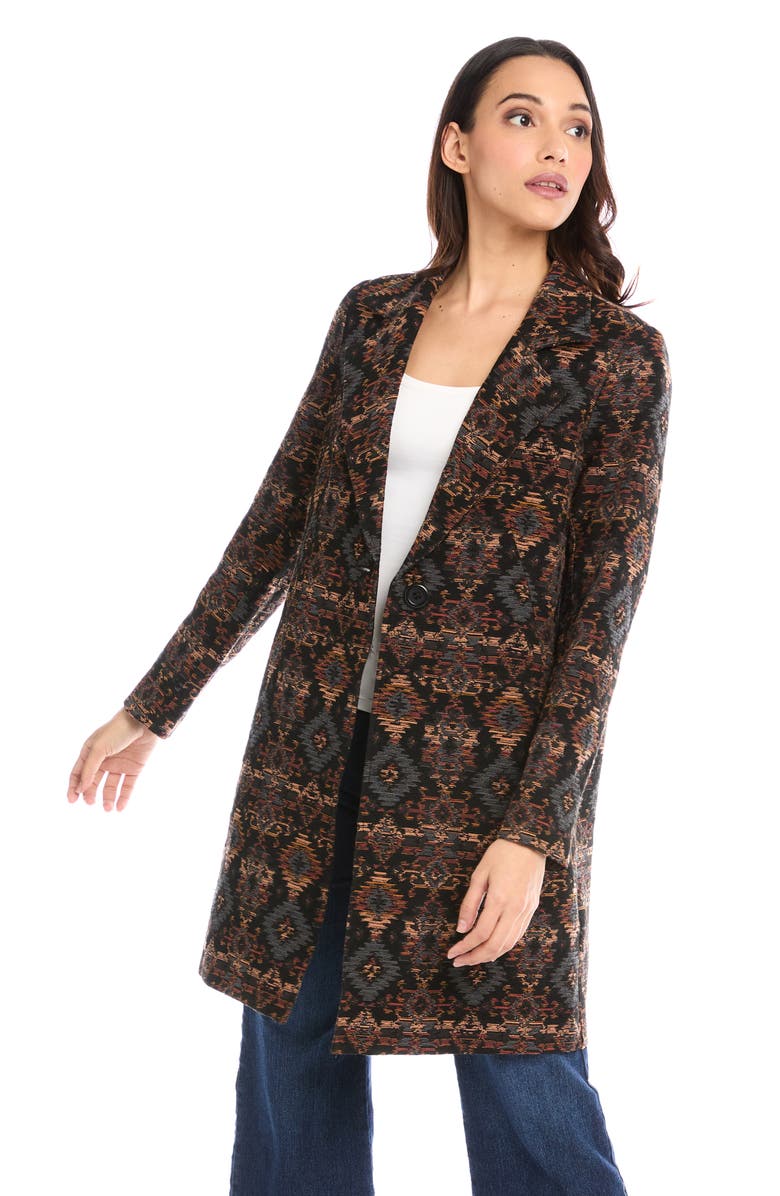 FIFTEEN TWENTY Tapestry Notch Lapel Coat, Alternate, color,