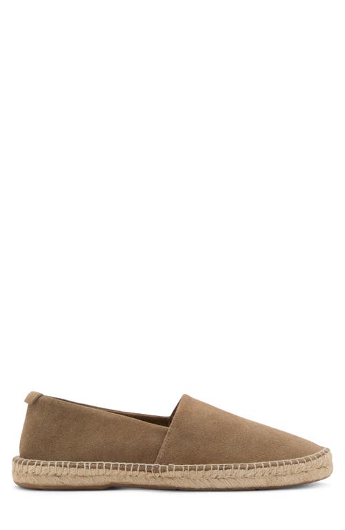 Mango Suede Espadrille In Medium Brown
