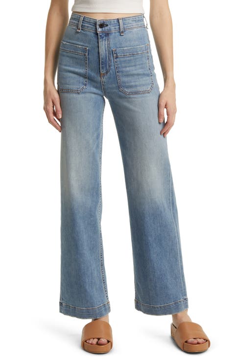 Sailor High Waist Wide Leg Jeans (Water Street)