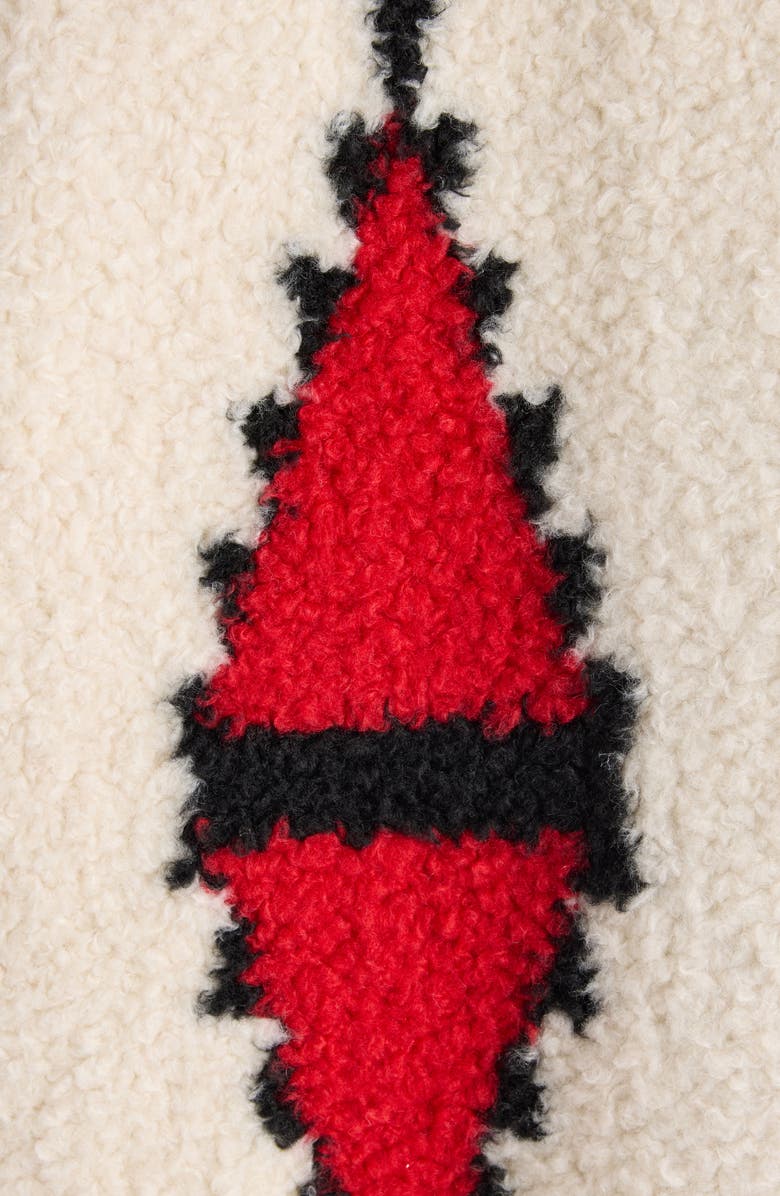 Isabel Marant Marlo Fleece Quarter Zip Pullover, Alternate, color, 