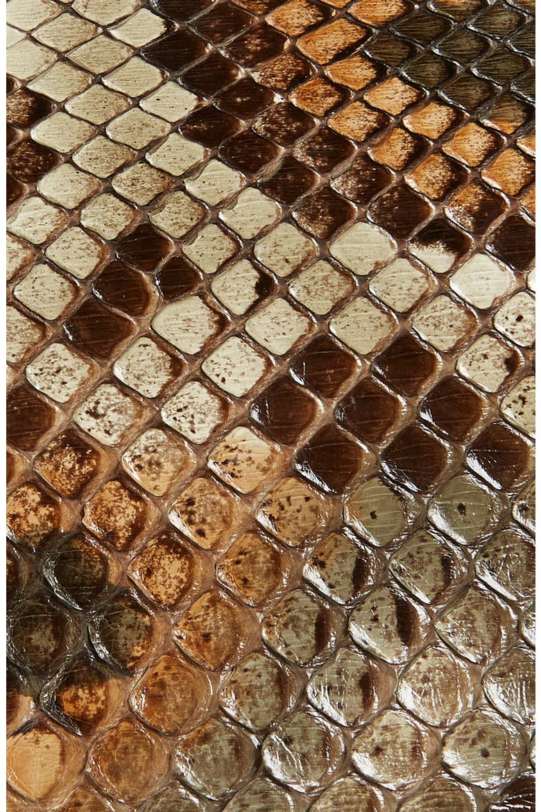 Genuine Python Belt, Alternate, color, MILITARY