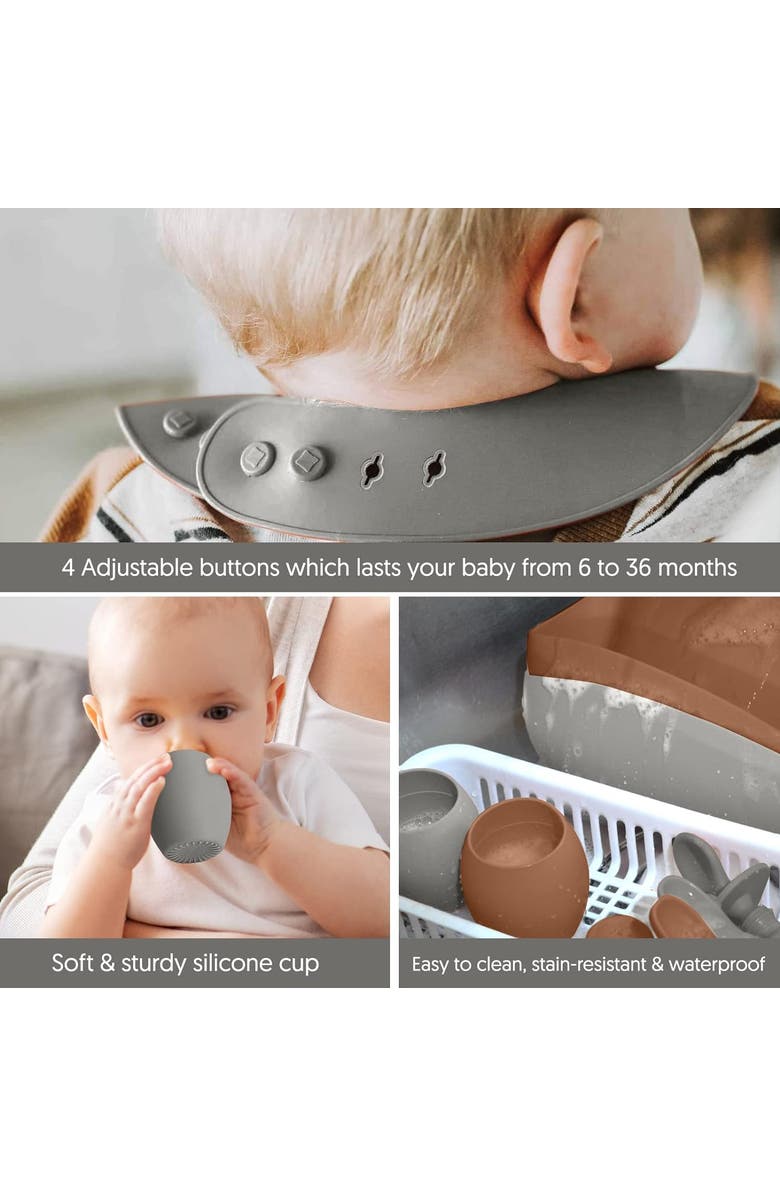 Sperric Baby Silicone Feeding Set 8-Piece, Alternate, color, 