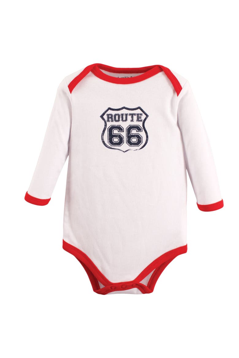 Cotton Long-Sleeve Bodysuits, Alternate, color, Speedy