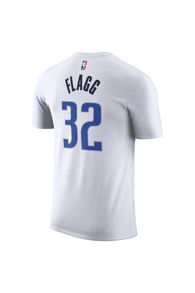 Men's Nike Cooper Flagg White Dallas Mavericks 2025 NBA Draft First Round Pick Association Edition Name & Number T-Shirt, Alternate, color, White