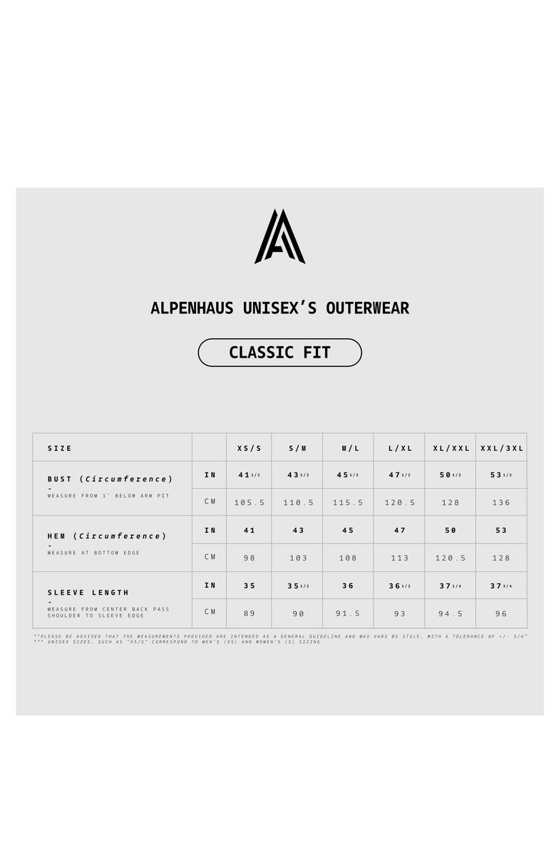 Alpenhaus Unisex Valmorel 3-In-1 Hooded Raincoat, Alternate, color, Stone