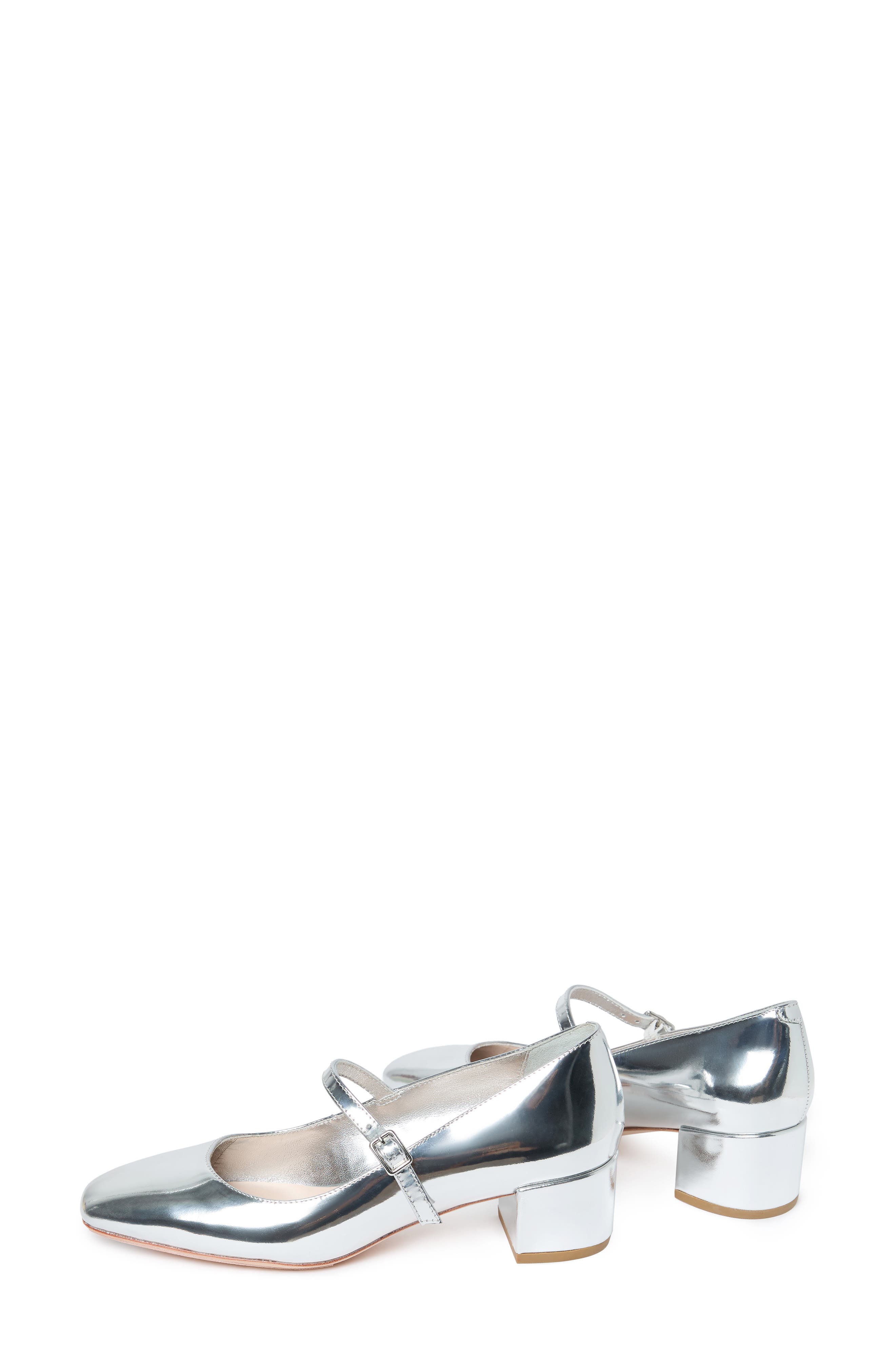 Loeffler Randall Lyra Mary Jane Pump, Alternate, color, Silver