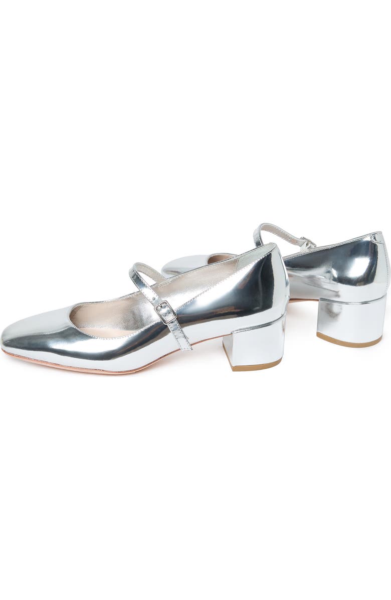 Loeffler Randall Lyra Mary Jane Pump, Alternate, color, Silver