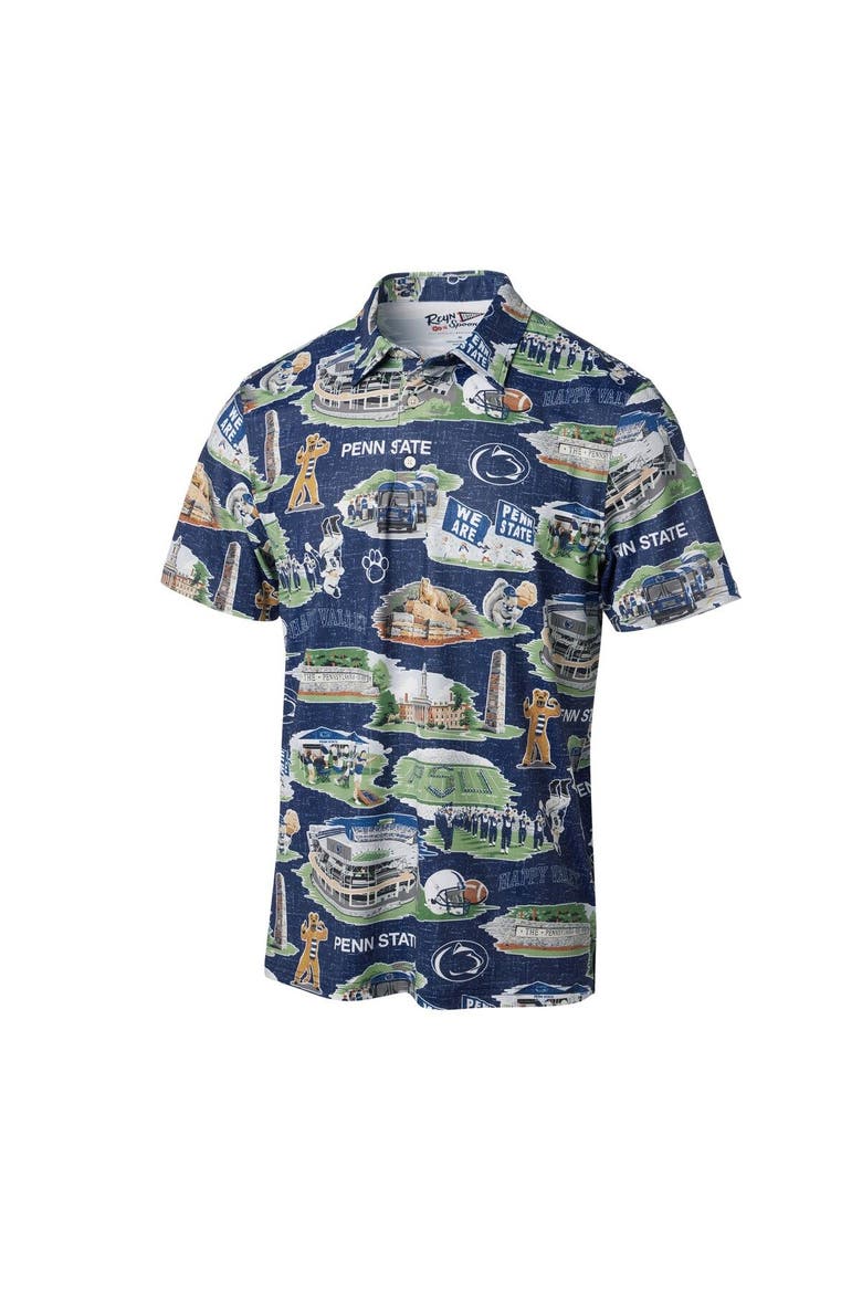 Men's Reyn Spooner Navy Penn State Nittany Lions Scenic Polo, Alternate, color, Navy