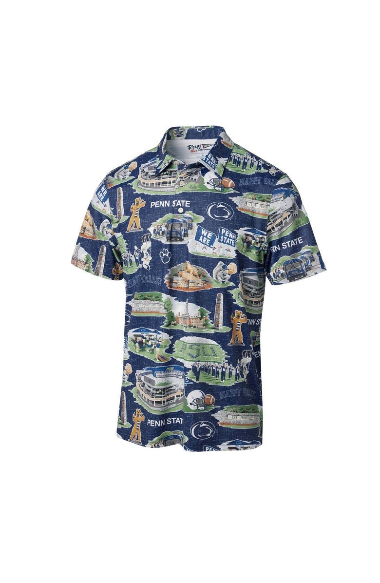 Reyn Spooner Men's Reyn Spooner Navy Penn State Nittany Lions Scenic Polo, Alternate, color, Navy