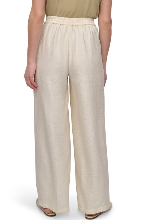 Dkny Drawstring Pants In Neutral
