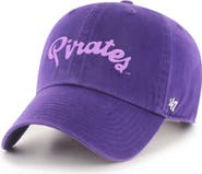 '47 Men's '47  Purple ECU Pirates Powder Purple Tonal Script Clean Up Adjustable Hat