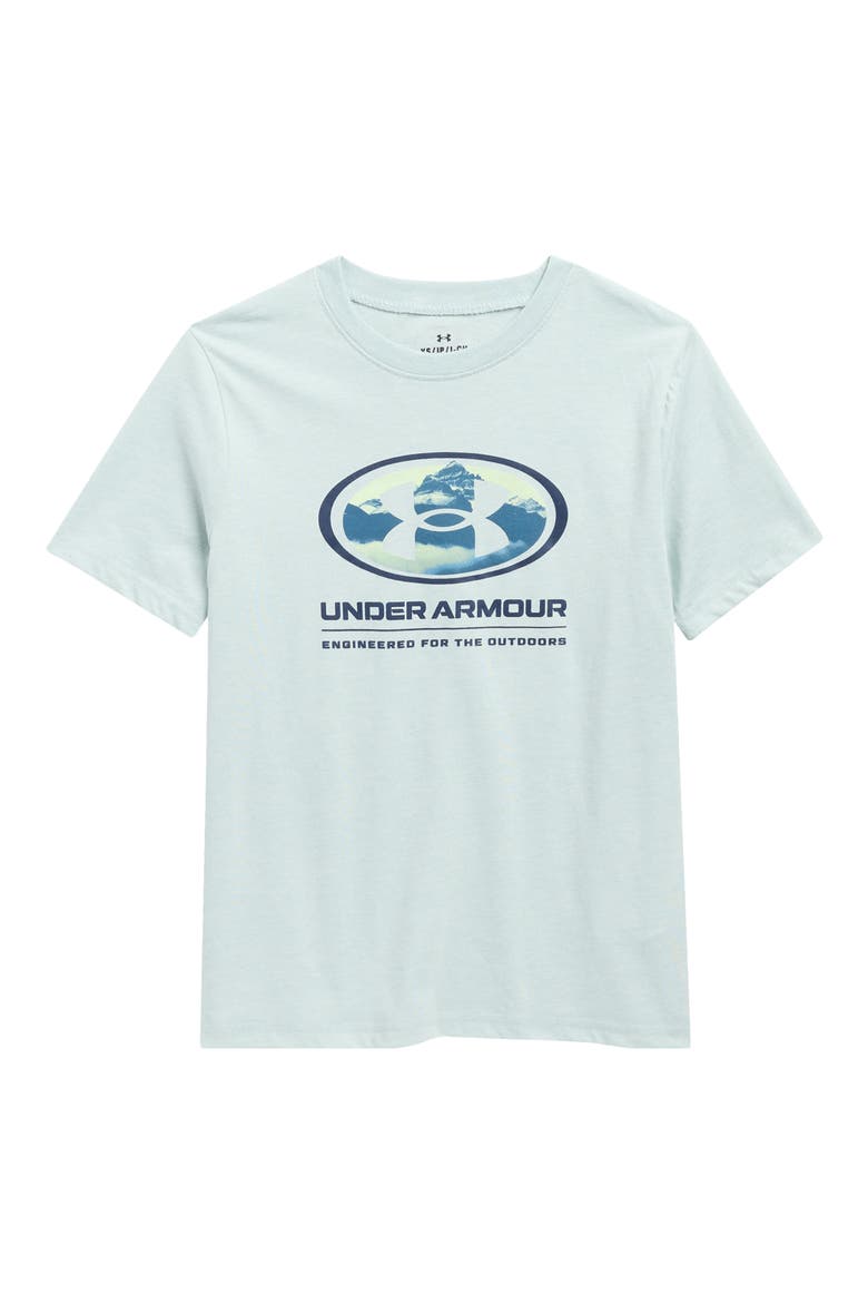 Kids' Branded Scene Graphic T-Shirt, Main, color, ENAMEL BLUE