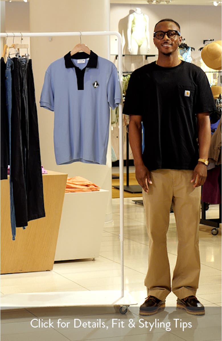 Contrast Collar Cotton Piqué Polo, sales video thumbnail