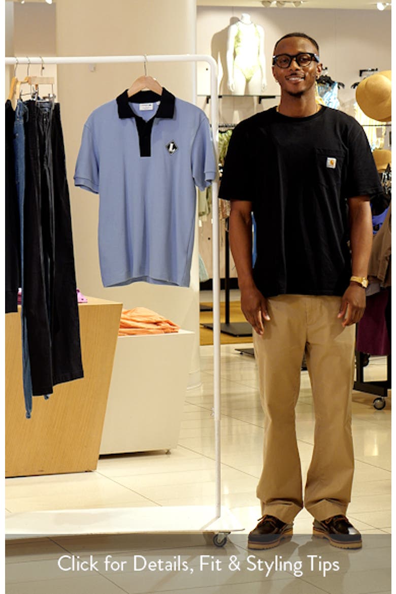 Contrast Collar Cotton Piqué Polo video