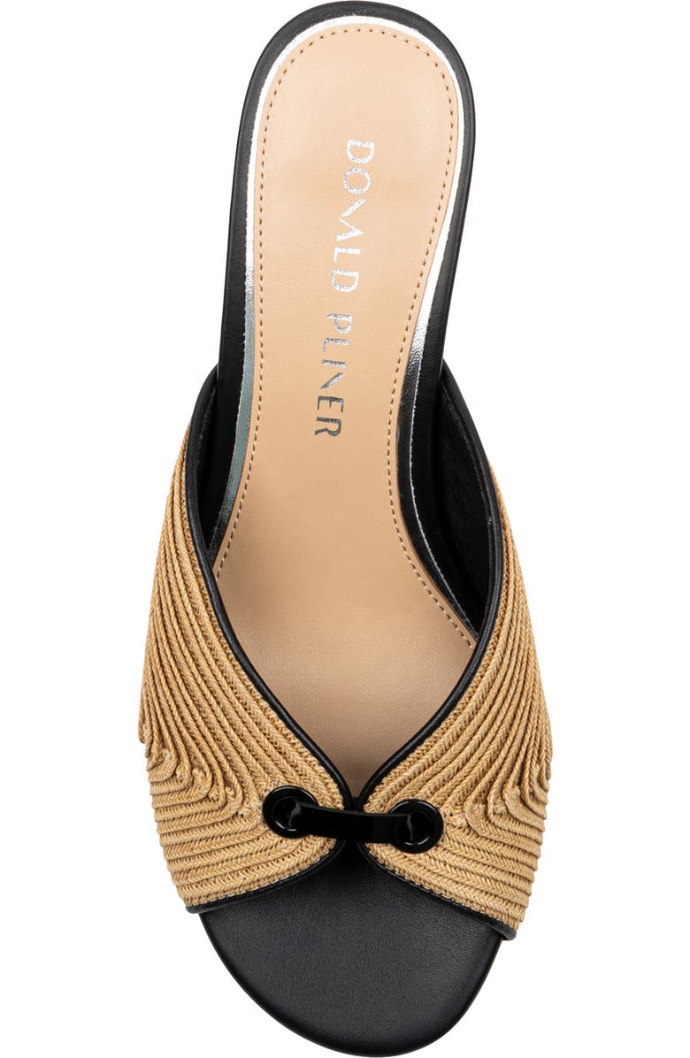Donald Pliner Raffia Sandal, Alternate, color, Black