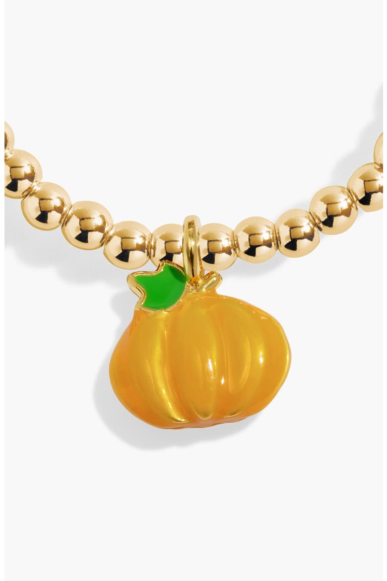 A Little Vibes 'Hello Pumpkin' Bracelet, Alternate, color, Gold Plated
