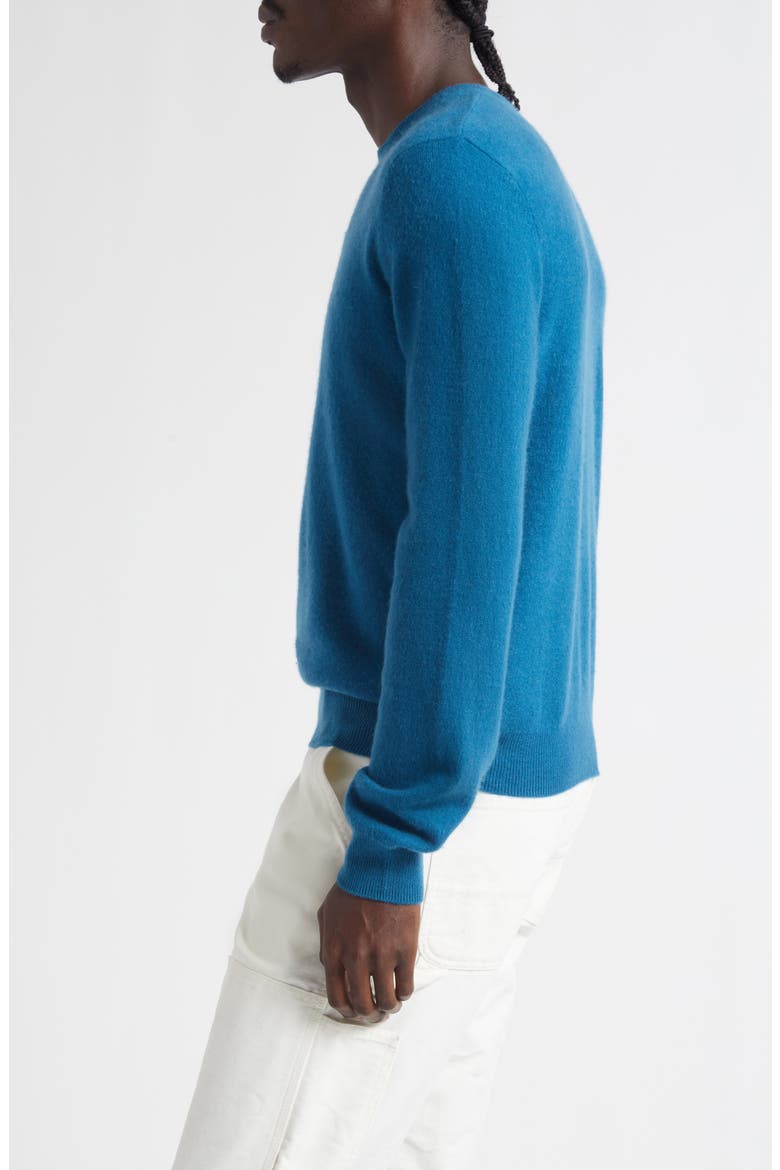 Mini Cashmere Crewneck Sweater, Alternate, color, DEEP BLUE