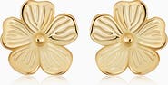 Oradina 14K Yellow Gold Fresh Bouquet Studs
