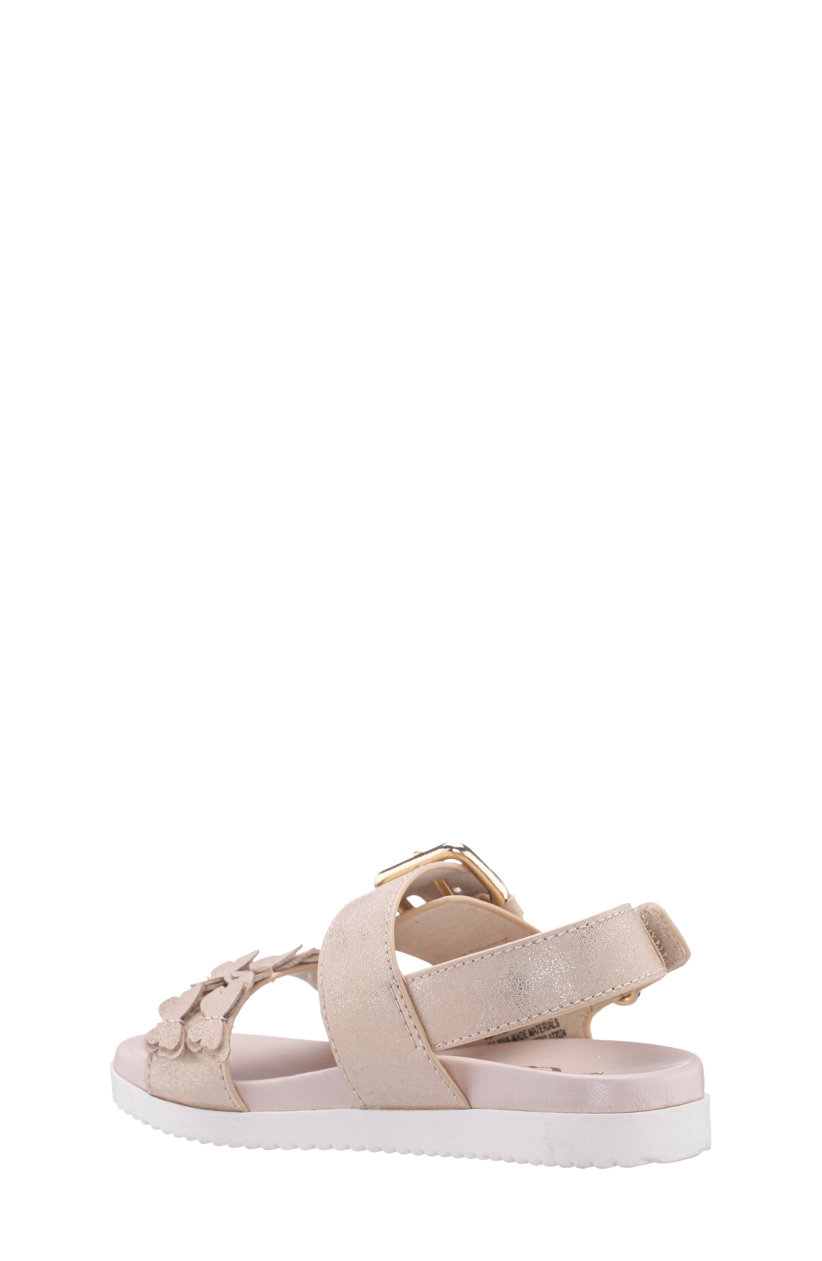 Nina Kids' Pollie Sandal, Alternate, color, Light Gold