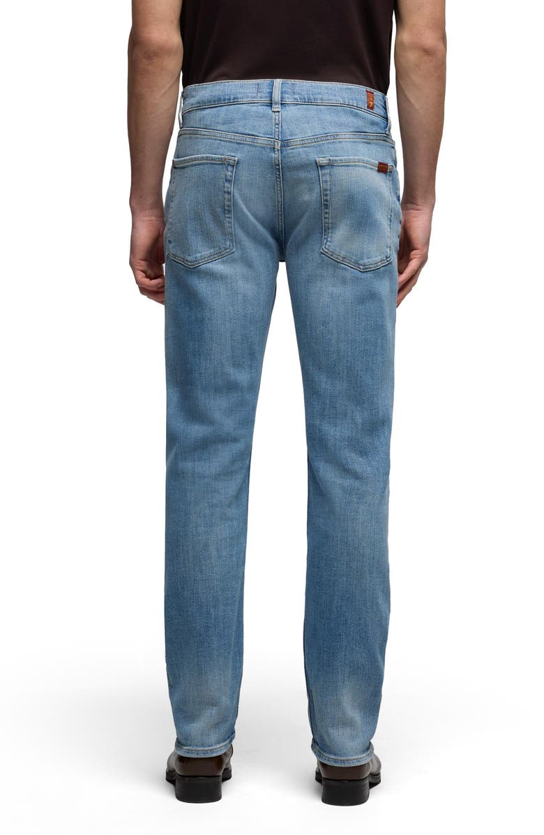 7 For All Mankind The Straight Leg Jeans, Alternate, color, Steelwater