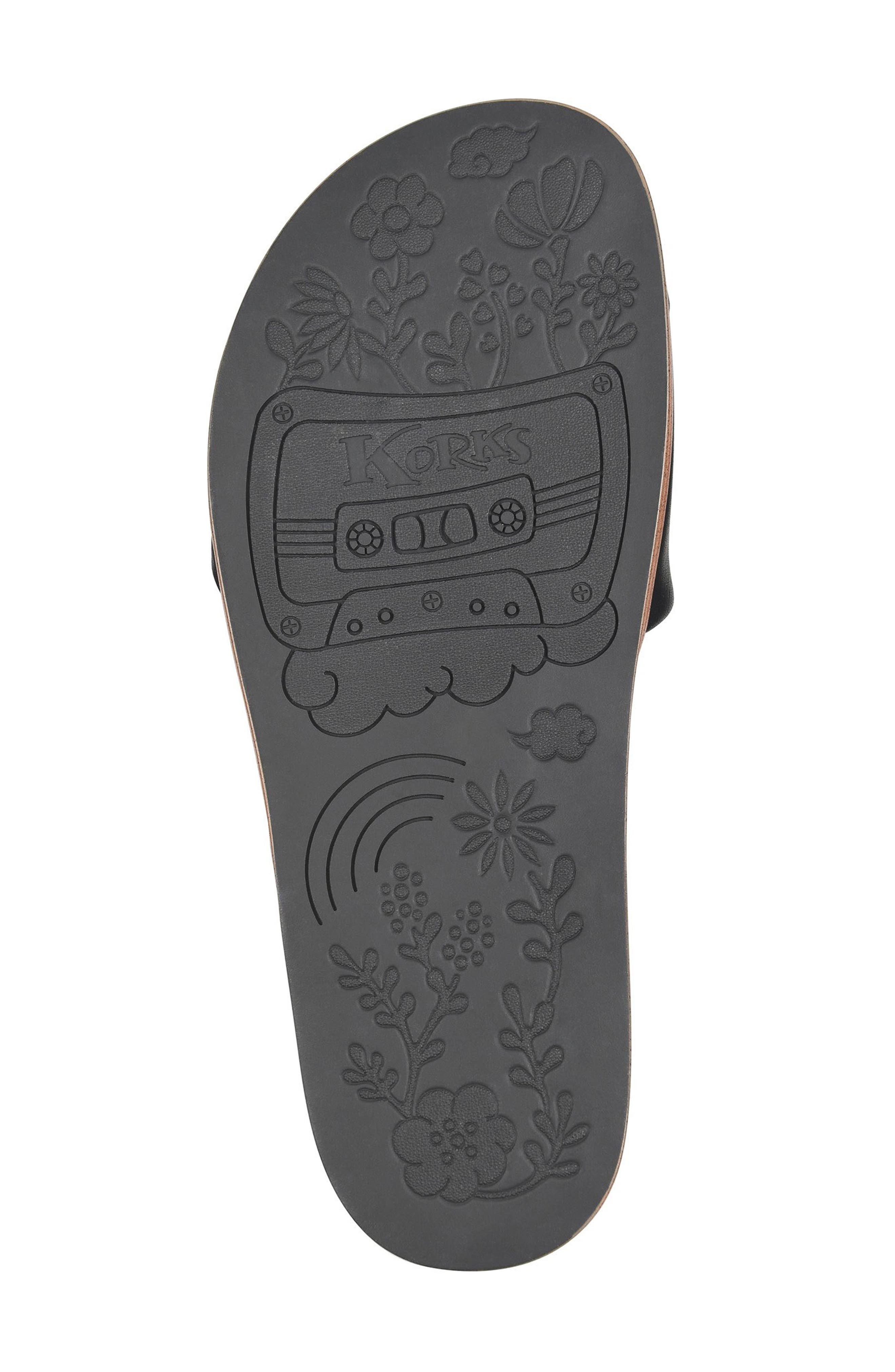 KORKS Aurora Slide Sandal, Alternate, color, Black