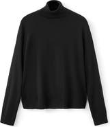 MANGO Turtle Knit Sweater