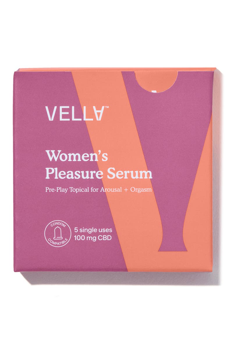 Women's Pleasure Serum 5-Pack Sachet with CBD, Main, color, NO COLOR