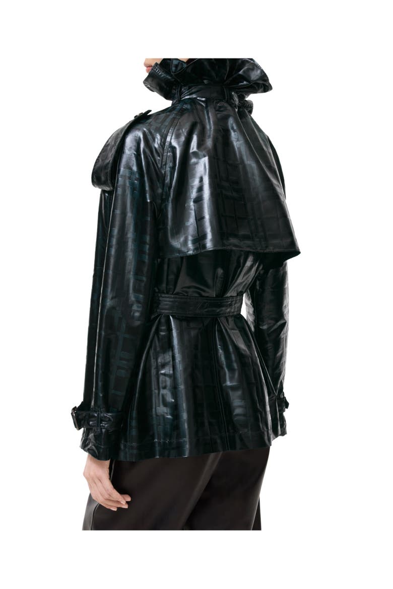 Clare Trench Jacket, Alternate, color, Flint blue