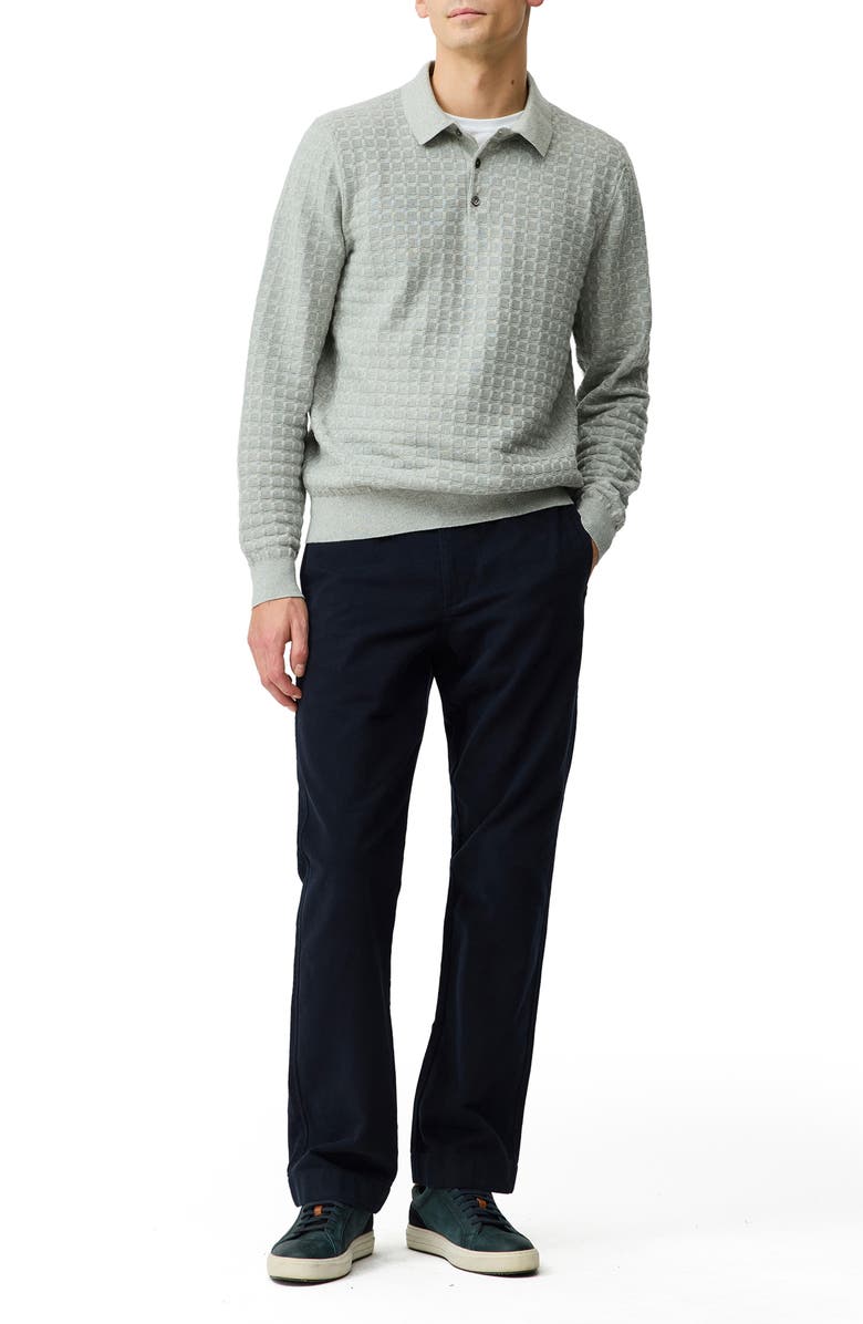 Rodd & Gunn Redruth Long Sleeve Polo, Alternate, color, Grey Marle