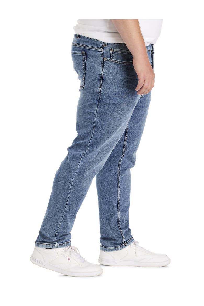 Big & Tall Knit Slim-Fit Weekend Jeans, Alternate, color, CHILL WEEKEND