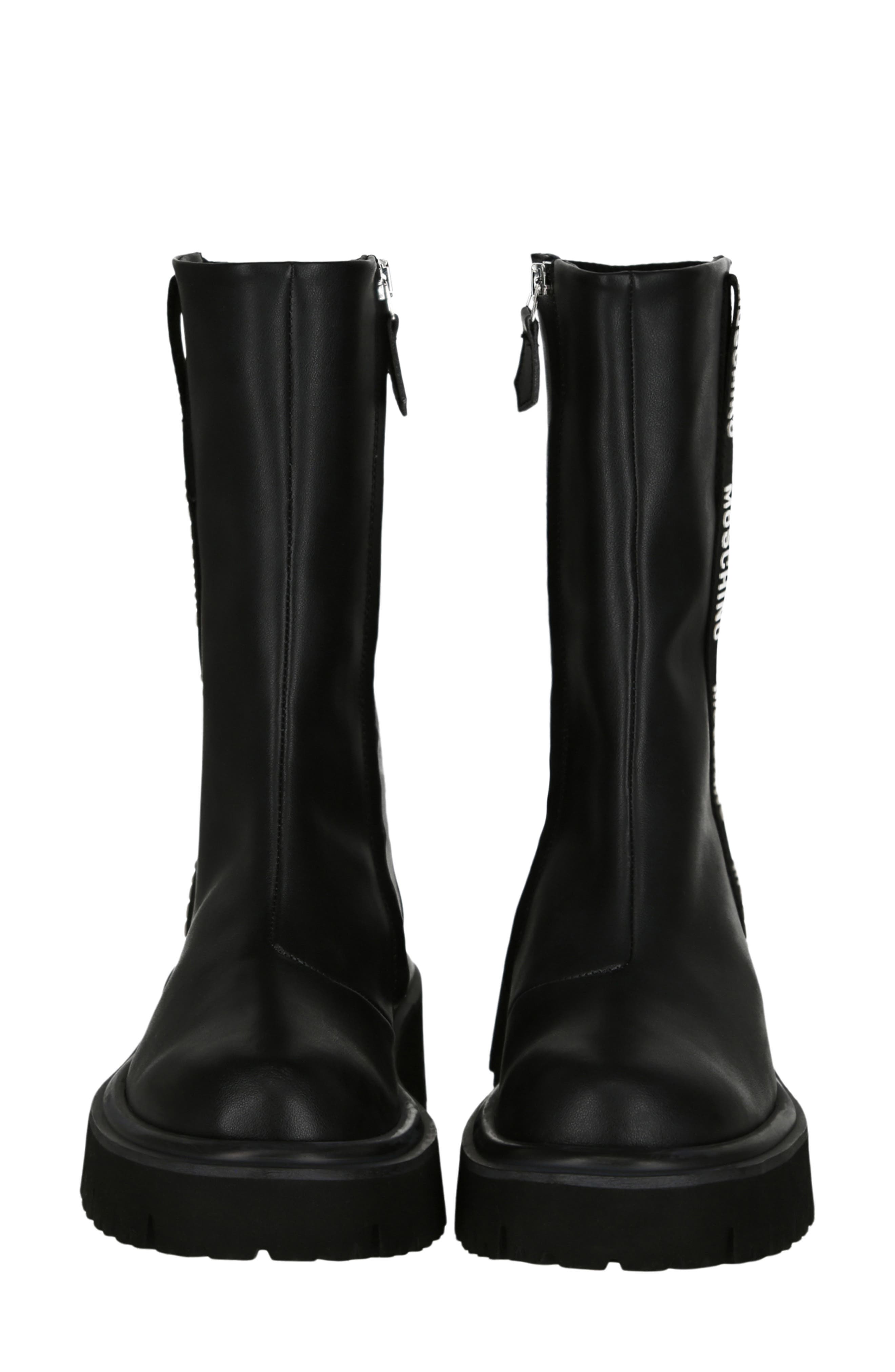 Moschino Sock Boot, Alternate, color, Black