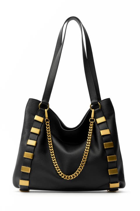 Links Leather Tote
