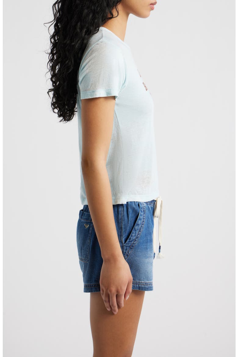 Let's Horse Around Burnout Graphic T-Shirt, Alternate, color, BLUE
