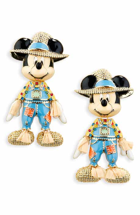 BaubleBar x Disney Mickey Mouse Scarecrow Stud Earrings