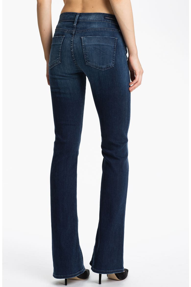 'Emmanuelle' Slim Bootcut Jeans, Alternate, color, SECRET