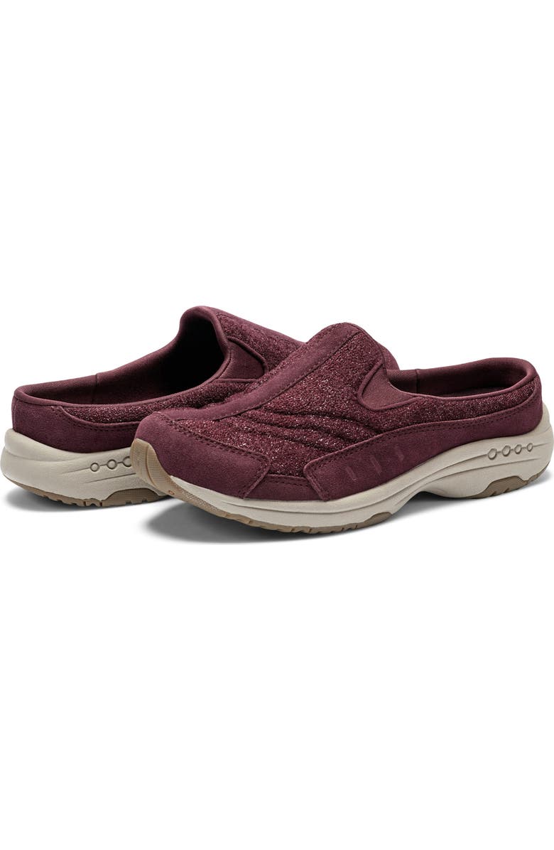 Easy Spirit Traveltime Clog Sneaker, Alternate, color, Dark Red