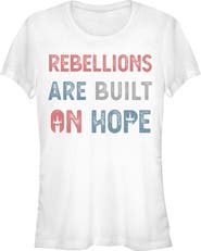 Star Wars Junior's Rebellions Built on Hope Short Sleeve Graphic T-Shirt