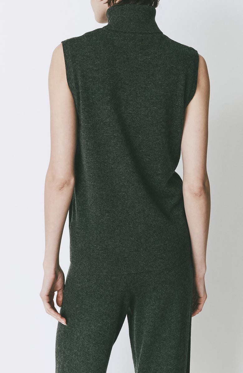 RUE SOPHIE Denis Wool & Cashmere Sleeveless Turtleneck Sweater, Alternate, color,
