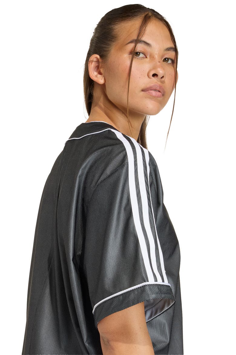 Baseball Oversize Shirt, Alternate, color, BLACK